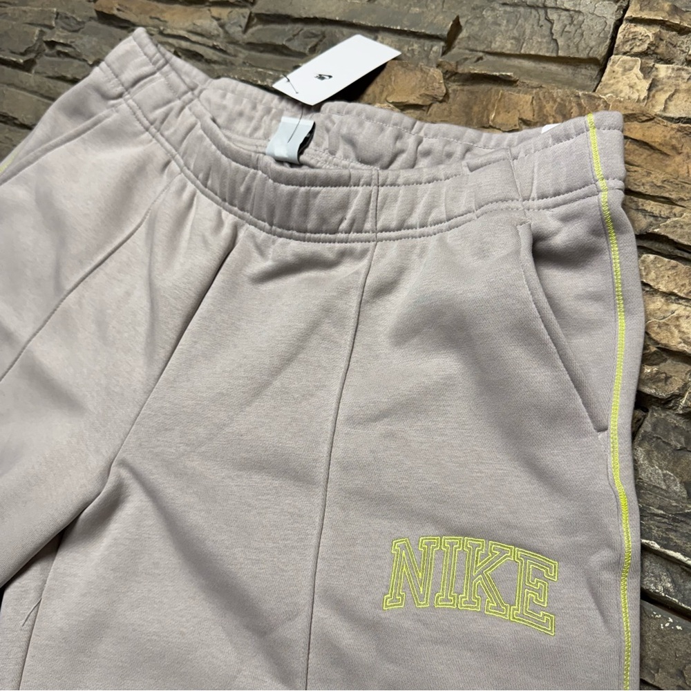NEW Nike Sportswear Phoenix Fleece Sweatpants Women XL High Waisted WideLeg Gray - Picture 3 of 11